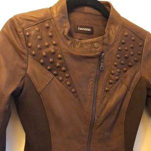 Danier leather slim jacket 3*XS